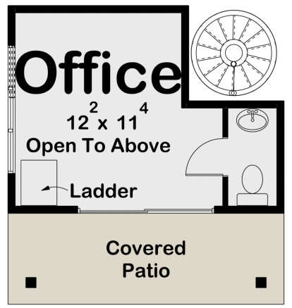 First Floor for House Plan #963-00967