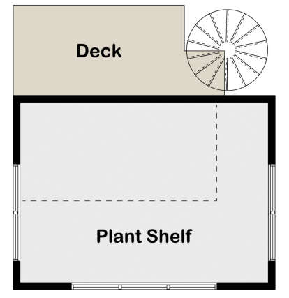 Second Floor for House Plan #963-00967