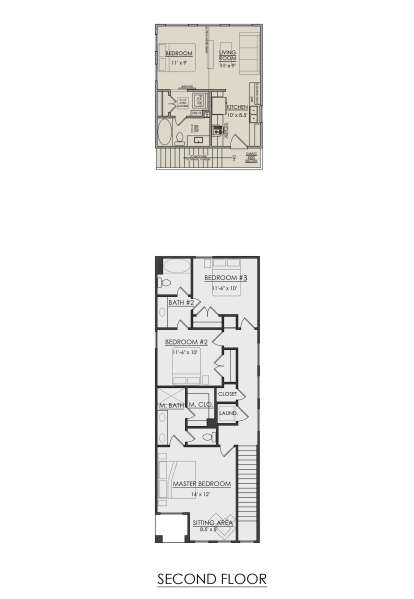 Second Floor for House Plan #7071-00027