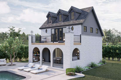 European House Plan #963-00974 Elevation Photo