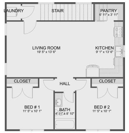 Second Floor for House Plan #2802-00292