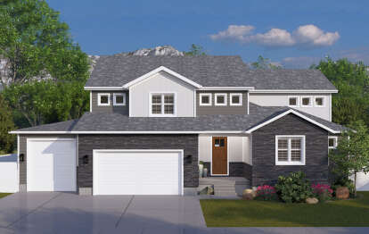 Craftsman House Plan #2802-00293 Elevation Photo