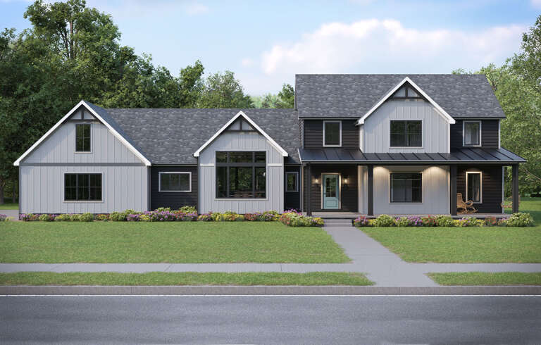 House Plan House Plan #31098 Front Elevation 