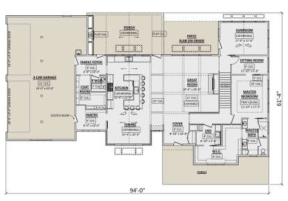Main Floor  for House Plan #1958-00036