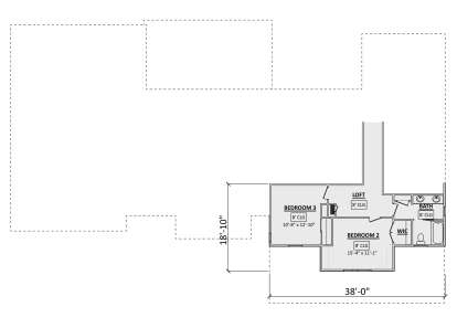 Second Floor for House Plan #1958-00036
