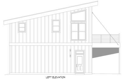 Modern House Plan #940-01044 Elevation Photo