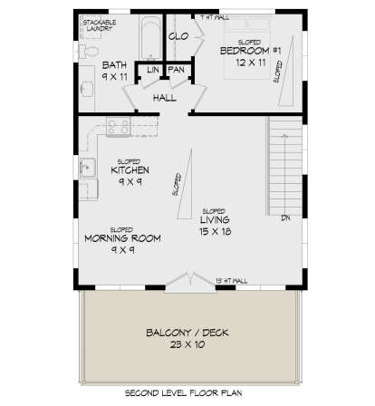 Second Floor for House Plan #940-01044
