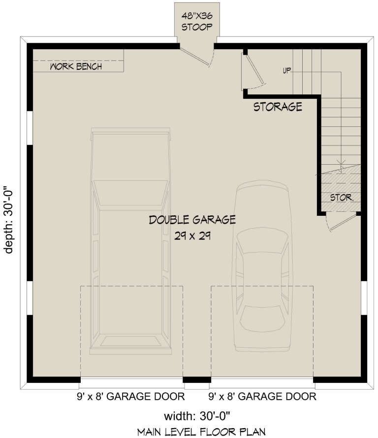 House Plan House Plan #31101 Drawing 1