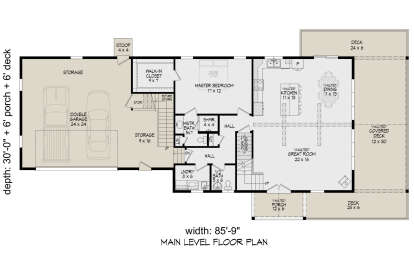 Main Floor  for House Plan #940-01046