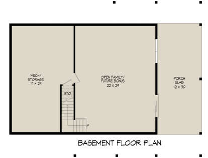 Basement for House Plan #940-01046