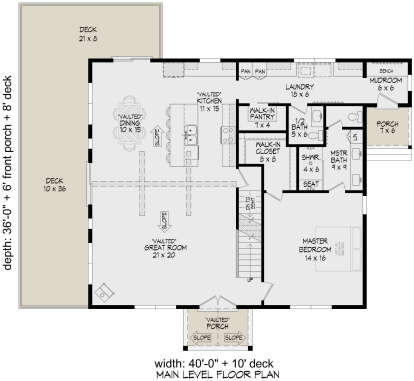 Main Floor  for House Plan #940-01047