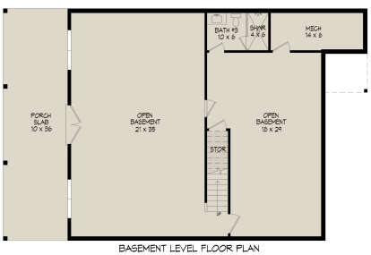 Basement for House Plan #940-01047