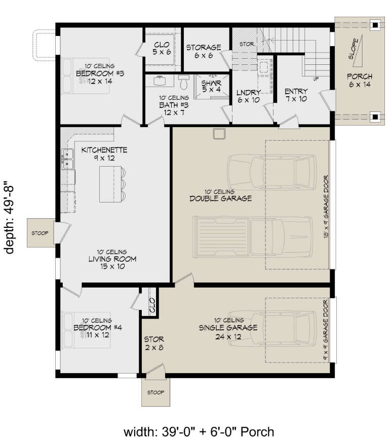 House Plan House Plan #31105 Drawing 1