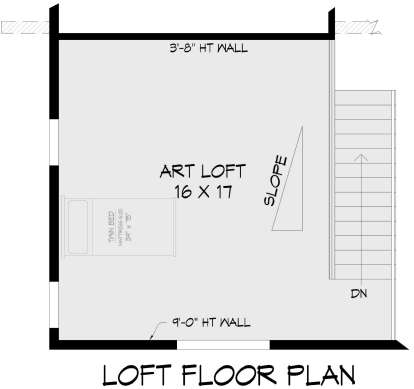 Loft for House Plan #940-01049