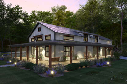 Barn House Plan #9401-00122 Elevation Photo