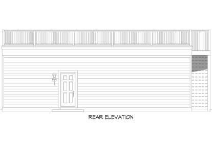 Lake Front House Plan #940-01050 Elevation Photo