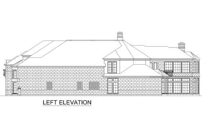 European House Plan #5445-00530 Elevation Photo