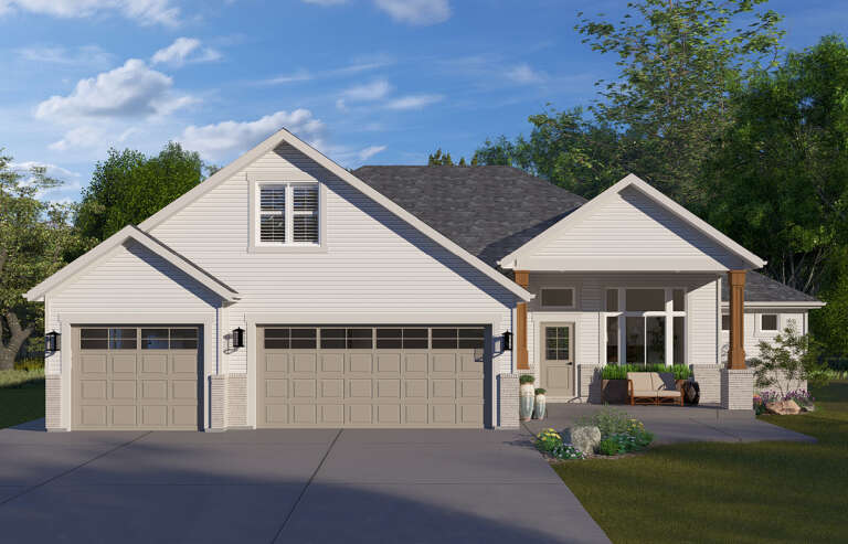 House Plan House Plan #31116 Front Elevation 