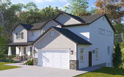 Craftsman House Plan #2802-00295 Elevation Photo