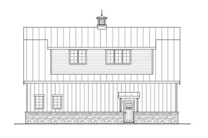 Barn House Plan #035-01086 Elevation Photo