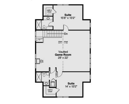 Second Floor for House Plan #035-01086