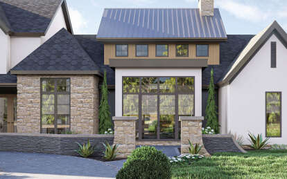 European House Plan #963-00980 Elevation Photo