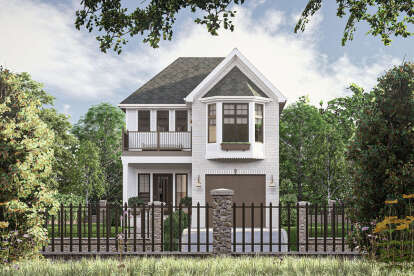Victorian House Plan #963-00981 Elevation Photo
