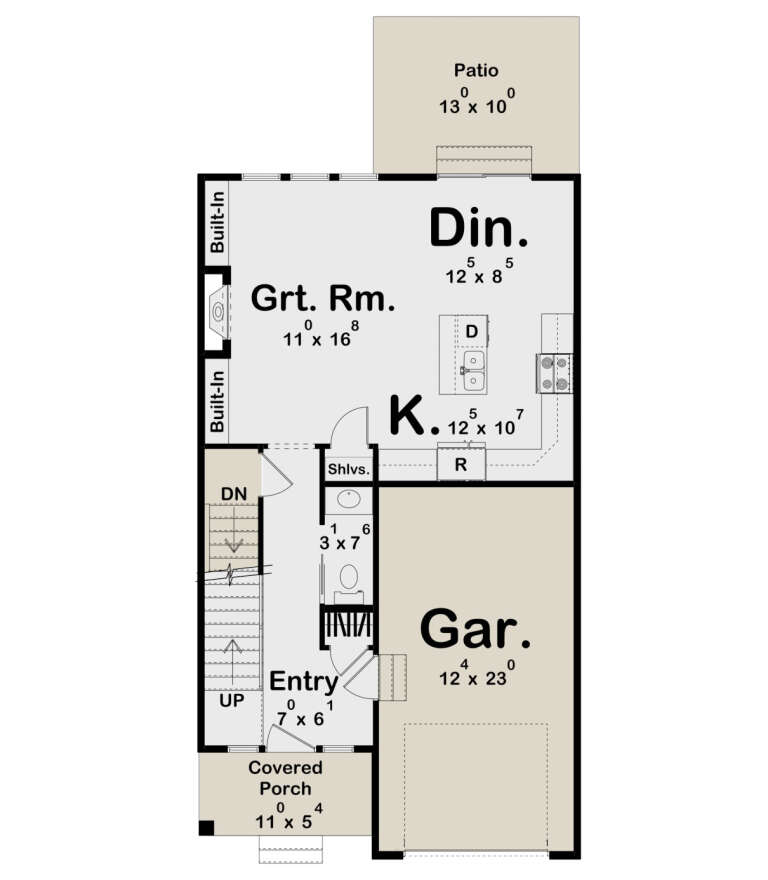 House Plan House Plan #31121 Drawing 1