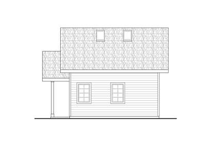 Craftsman House Plan #035-01087 Elevation Photo