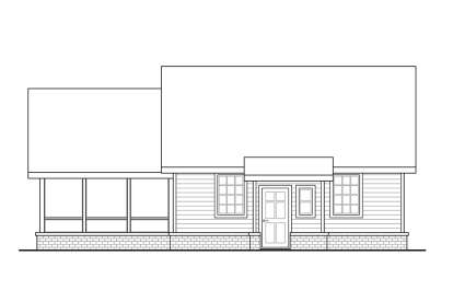 Craftsman House Plan #035-01088 Elevation Photo