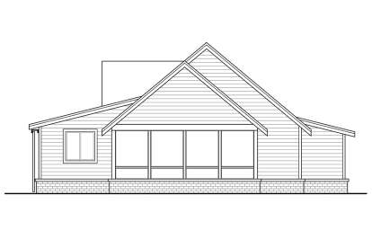 Craftsman House Plan #035-01088 Elevation Photo