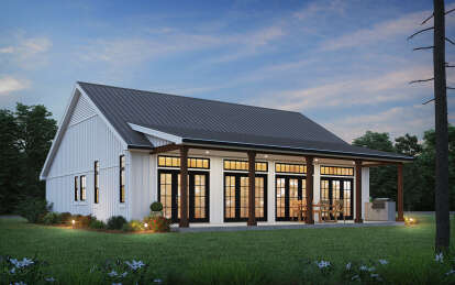 Modern Farmhouse House Plan #2559-01034 Elevation Photo