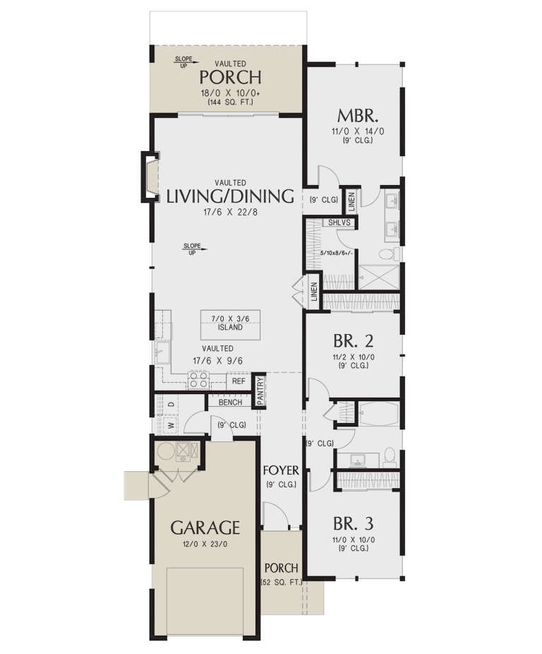 House Plan House Plan #31133 Drawing 1