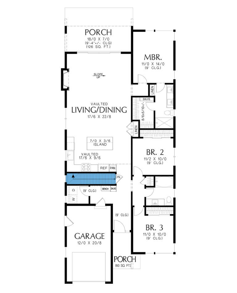 House Plan House Plan #31133 Drawing 2