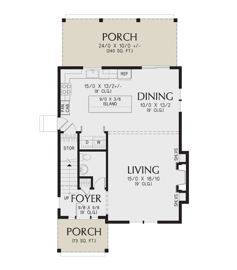 House Plan House Plan #31134 Drawing 1