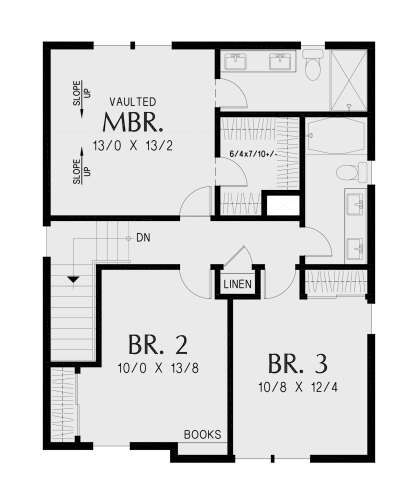 Second Floor for House Plan #2559-01036
