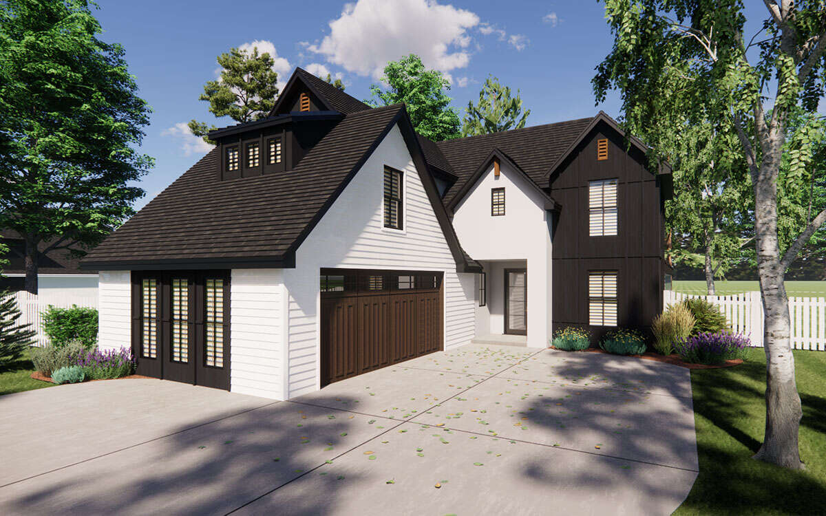 Modern Farmhouse Plan - 2,814 Square Feet, 4 Bedrooms, 3 Bathrooms ...