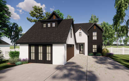 Modern Farmhouse House Plan #7071-00029 Elevation Photo