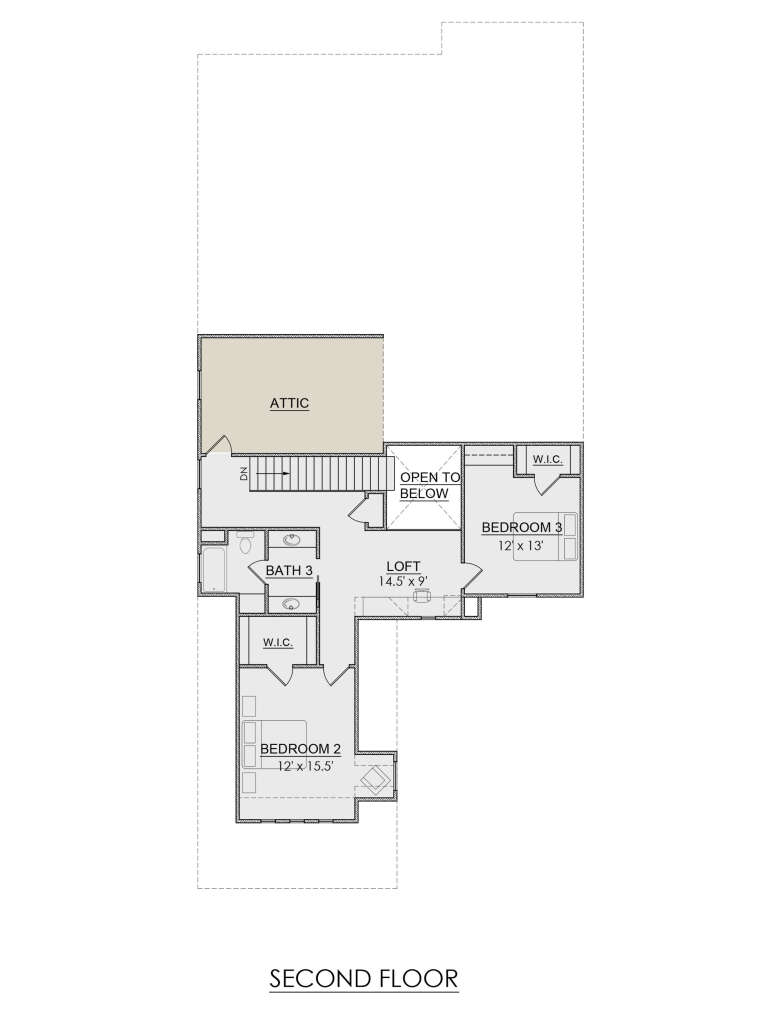Modern Farmhouse Plan - 2,814 Square Feet, 4 Bedrooms, 3 Bathrooms ...