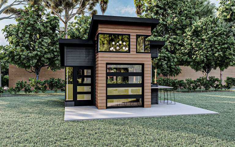 House Plan House Plan #31141 Angled Front Elevation
