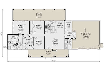 Main Floor  for House Plan #009-00399