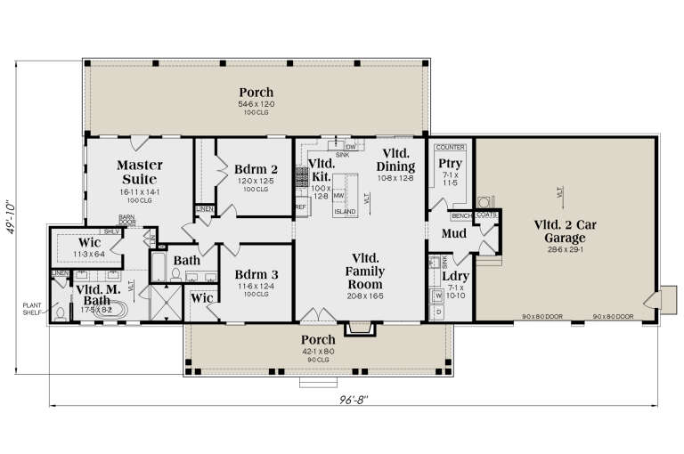 House Plan House Plan #31146 Drawing 1