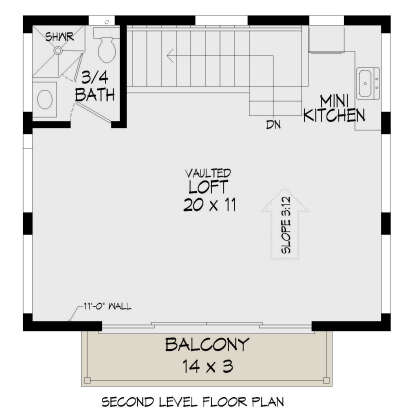 Second Floor for House Plan #940-01051