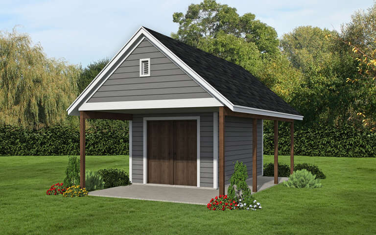 House Plan House Plan #31148 Angled Front Elevation