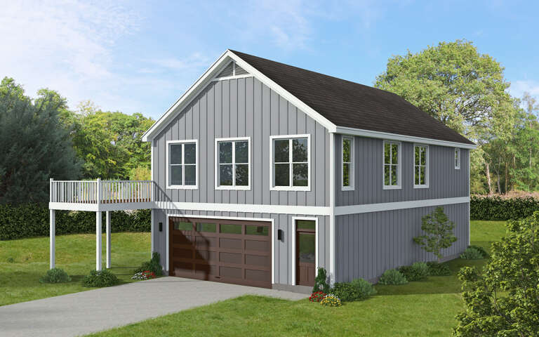 House Plan House Plan #31149 Angled Front Elevation