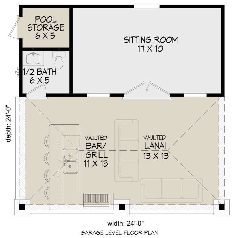 House Plan House Plan #31152 Drawing 1