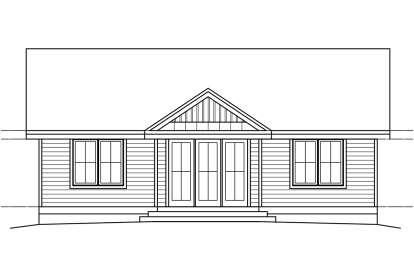 Cabin House Plan #3290-00007 Elevation Photo