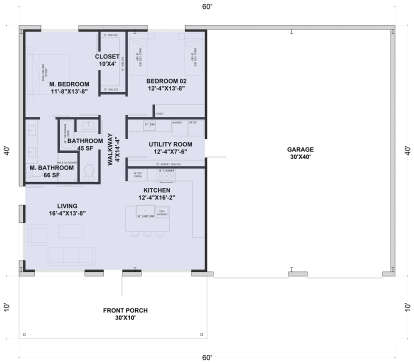 Main Floor  for House Plan #625-00001