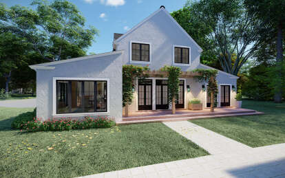 Cottage House Plan #8687-00021 Elevation Photo