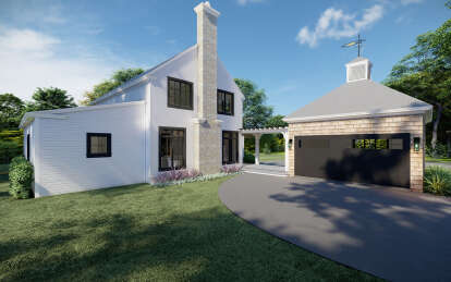Cottage House Plan #8687-00021 Elevation Photo